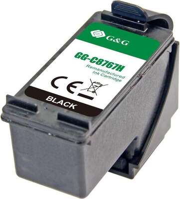 Картридж Hi-Black (HB-C8767HE) №130 для HP DJ 5743/6623/6543/Officejet 6313 C8767HE, BK