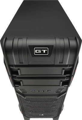 Корпус Aerocool GT Advance Black Edition, ATX, USB 3.0 , коннекторы 2x PCI-E (6+2-Pin), 4x SATA, 3x MOL