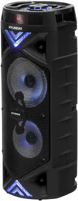 Минисистема Hyundai H-MC180 черный 80Вт FM USB BT SD/MMC