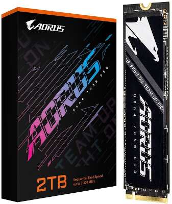 Твердотельный накопитель SSD Gigabyte M.2 2280 2TB AORUS Client SSD AG4732TB N PCI-Express 4.0 x4, NVMe 1.4 7300/6850 RTL, without heatsink