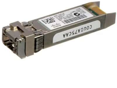 Трансивер CISCO 10GBASE-LR SFP+ module, LC (PC or UPC) Duplex, SMF, up to 10km, 1310 nm, DOM, SFP-10G-LR