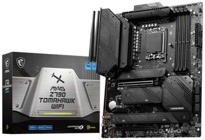 Материнская плата MSI MAG Z790 TOMAHAWK WIFI (LGA1700, ATX, Z790, 4xDDR5, RAID, 2xPCI-Ex16, 4xM.2, HDMI+DP) (MAG Z790 TOMAHAWK WIFI)