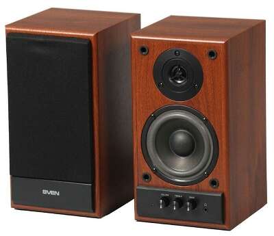 Колонки деревянные АС SPS-702 (40 Вт), орех