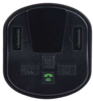 Автомобильный FM-модулятор ACV FMT-122B черный MicroSD BT USB (37576)