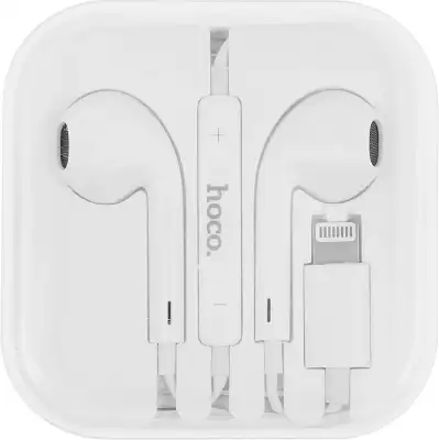 Гарнитура вкладыши Hoco L7 Plus 1.2м белый беспроводные bluetooth в ушной раковине