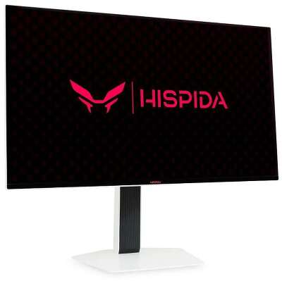 Монитор HISPIDA 27'' 2560x1440, OLED, 178/178, 0.03ms, 250nit, 1.5M:1, 280Hz, 2xDP 1.4/2xHDMI 2.1, noUSB-A, FreeSync, LowBlueLight, LTSP, ExtPWR, VESA 100x100, White, 1y