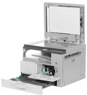 Ricoh MP 2014AD (912356) 417378N {МФУ, A3, 256Мб, 20стр/мин, дуплекс, GDI, ARDF50,  в комплекте тонер (4000стр), девелопер, инструкция, запуск инженером АСЦ 