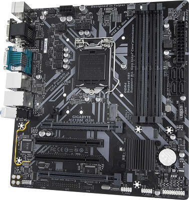 Материнская плата microATX LGA1151v2 GIGABYTE H310M D3H