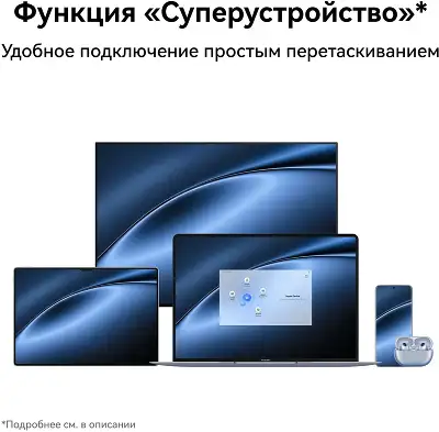Ноутбук Huawei MateBook X Pro 14.2" UHD Touch OLED Ultra7-155H/16/1000 SSD/W11 белый (53014ANN)