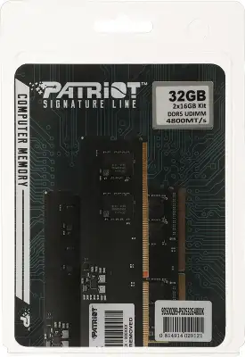 Набор памяти DDR5 DIMM 2x16Gb DDR4800 Patriot Memory Signature (PSD532G4800K)