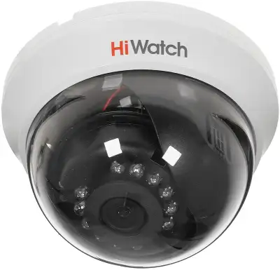 Камера видеонаблюдения аналоговая HiWatch DS-T201(B) (3.6 mm) 3.6-3.6мм HD-CVI HD-TVI цв. корп.:белый