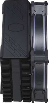 Кулер для процессора COOLERMASTER Hyper 212 Halo Black, 120 мм, 150 Вт, 4-pin PWM, Al+Cu, ARGB