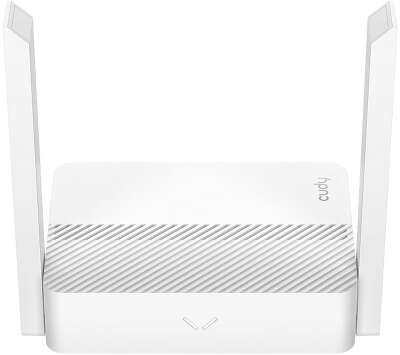 Маршрутизатор CUDY WR300 N300 Wi-Fi Router, Chipset MediaTek, 802.11b/g/n,300Mbps at 2.4GHz, 4 Ч 10/100Mbps Ports, 2 Ч 5dBi fixed antennas, WiFi router/AP/ Repeater/WISP Mode, Guest network, WPS, DDNS, VPN Client, IPv6, Cudy APP