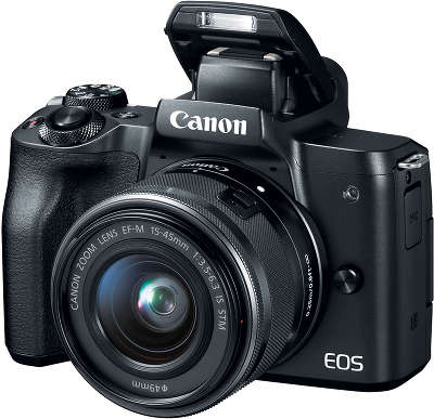 Цифровая фотокамера Canon EOS-M50 Black Kit (EF-M 15-45 мм f/3.5-6.3 IS STM)