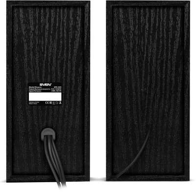 SVEN SPS-603, чёрный, акустическая система 2.0, USB, мощность 2x3 Вт(RMS)