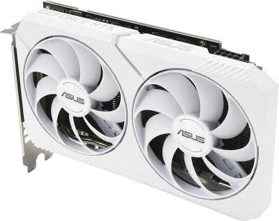 Видеокарта ASUS NVIDIA nVidia GeForce RTX 3060 DUAL-RTX3060-O8G-WHITE 8Gb DDR6 PCI-E HDMI, 3DP