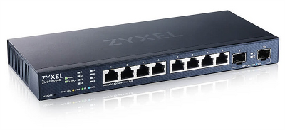 коммутатор Мультигигабитный Smart L3 Lite коммутатор Zyxel NebulaFlex XMG1915-10E, 8xRJ-45: 1/2.5G, 2xSFP+, бесшумный (без вентилятора)