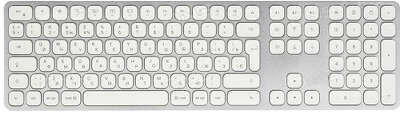 Беспроводная клавиатура Satechi Aluminum Bluetooth Keyboard with Numeric Keypad, Silver [ST-AMBKS-RU]