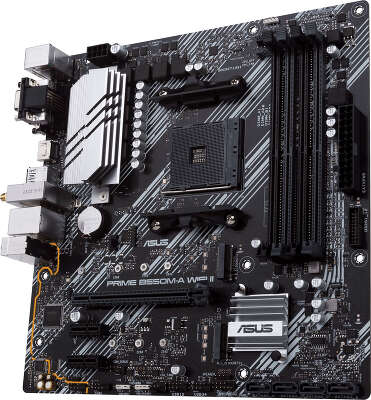 Материнская плата mATX LGAAM4 ASUS PRIME B550M-A WIFI II
