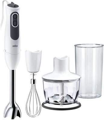Блендер погружной Braun MQ3135WH 700Вт белый/серый