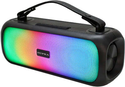 Аудиомагнитола Supra BTS-690 черный 40Вт MP3 FM(dig) USB BT microSD