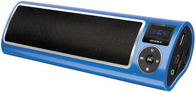 Аудиомагнитола Supra PAS-6255 синий 5Вт/MP3/FM(dig)/USB/SD