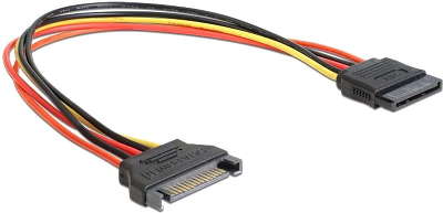 Удлинитель кабеля питания SATA Cablexpert CC-SATAMF-01, 15pin(M)/15pin(F), 30см