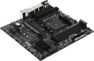 Материнская плата MSI B550M PRO-VDH WIFI Soc-AM4 AMD B550 4xDDR4 mATX AC`97 8ch(7.1) GbLAN RAID+HDMI+DP