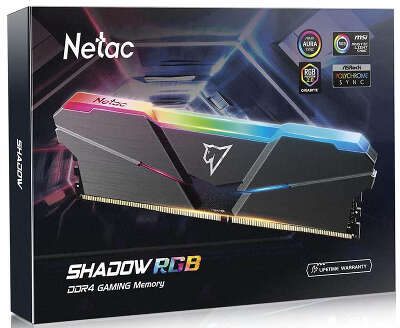 Набор памяти DDR4 DIMM 2x8Gb DDR3200 Netac Shadow RGB (NTSRD4P32DP-16E)
