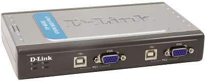 Переключатель электронный D-Link DKVM-4U USB2.0, 4 компьютера - 1 монитор,мышь, клавиатура