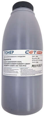 Тонер Cet PK3 CET111102-300 черный бутылка 300гр. для принтера Kyocera ecosys M2035DN/M2535DN/P2135DN, FS-1016MFP/1018MFP
