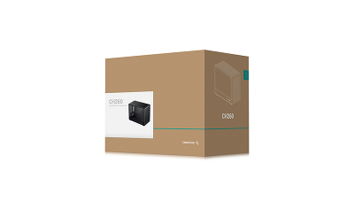 корпус Deepcool CH260 без БП, боковое окно (закаленное стекло), черный, MICRO ATX/MINI-ITX