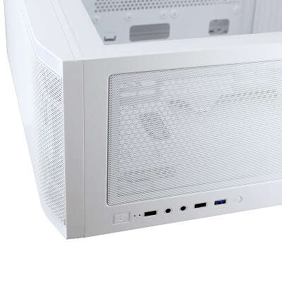 Корпус Ginzzu GL 390 FAN 12CM RGB*4 USB3.0 Window Белый