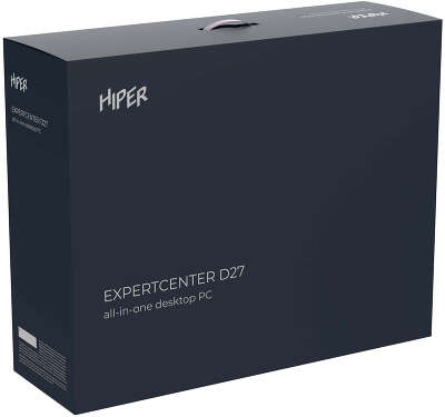 Моноблок HIPER ExpertCenter ED27 27" WQHD i5-1240P 1.7 ГГц/16/512 SSD/WF/BT/Cam/Kb+Mouse/W11Pro,серый