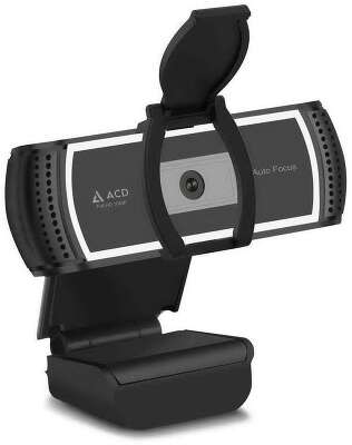 Веб-камера ACD-Vision UC700 CMOS 2МПикс (апрокс.3МПикс), 1920x1080p, 30к/с, автофокус, микрофон встр., кабель USB 2.0 1.5м, шторка объектива, универс. крепление, черный корп. RTL (551905)