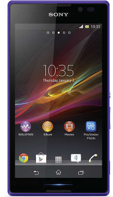 Смартфон Sony C2305 Xperia™ C, фиолетовый