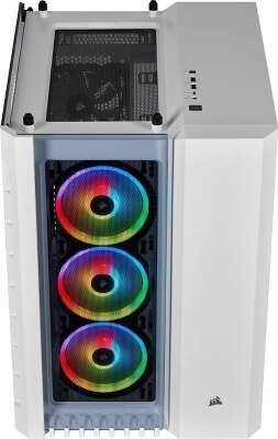 Корпус Corsair Crystal, белый, ATX, Без БП (CC-9011169-WW)