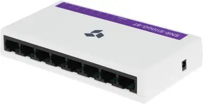 Коммутатор SNR SNR-S1100G-8T (L2) 8x1Гбит/с неуправляемый