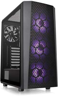 Корпус Thermaltake Versa J24 TG RGB, черный, ATX, Без БП (CA-1L7-00M1WN-01)