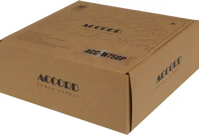 Блок питания Accord ATX 750W ACC-W750P 80+ white (20+4pin) APFC 120mm fan 6xSATA RTL