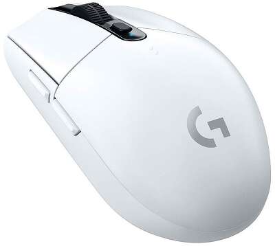 Мышь игровая Logitech G305 Lightspeed White |910-005291| белая, 200-12000dpi, беспроводная 2.4GHz, |910-005291| USB приемник LIGHTSPEED™, 5 программируемых кнопок, под обе руки