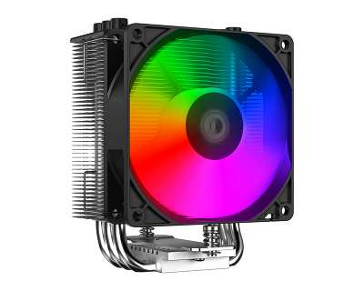 Кулер для процессора ID-COOLING SE-903-XT FRGB LGA1700/1200/115X/AM5/AM4 (30шт/кор, TDP 130W, PWM, 3 тепл.трубки прямого контакта, FAN 92mm, Dynamic Multi-Color LED) RET