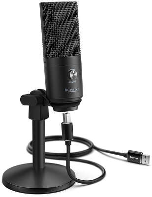 Конденсаторный студийный USB-микрофон FIFINE K670B, черный