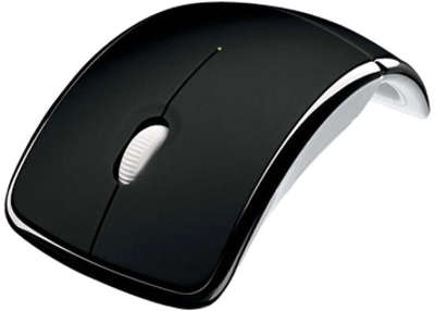 Мышь беспроводная Microsoft ARC Mouse, Black (ZJA-00065)