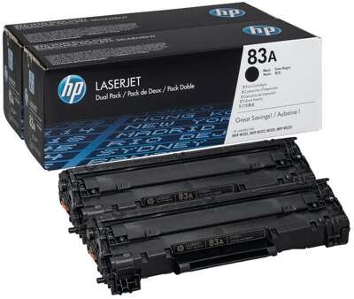 Картридж лазерный HP 83A CF283AF черный двойная упак. (3000стр.) для HP LJ Pro M125nw/M127fw