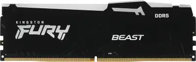 Память DDR5 2x32Gb 5600MHz Kingston KF556C40BBAK2-64 Fury Beast Black RGB RTL Gaming PC5-44800 CL40 DIMM 288-pin 1.25В dual rank с радиатором Ret