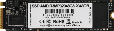 Накопитель SSD AMD PCIe 3.0 x4 2TB R3MP32048G8 Radeon M.2 2280