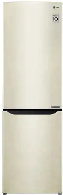Холодильник LG GA-B419SEJL 2-хкамерн. бежевый глянц. инвертер