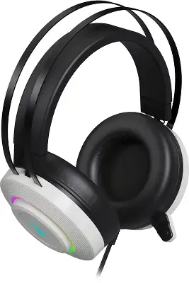 Наушники с микрофоном A4Tech Bloody G521 белый/черный 2.3м мониторные USB оголовье (G521 (WHITE))