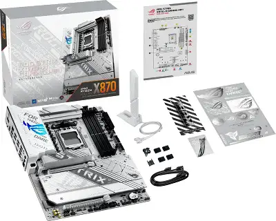 Материнская плата Asus ROG STRIX X870-A GAMING WIFI SocketAM5 AMD X870 4xDDR5 ATX AC`97 8ch(7.1) 2.5Gg RAID+HDMI+DP